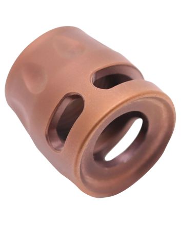 True Precision Inc TPSMICROC Micro Compensator S-Type Copper 416R Stainless Steel 1/2"x28 Threads 9mm/380 ACP