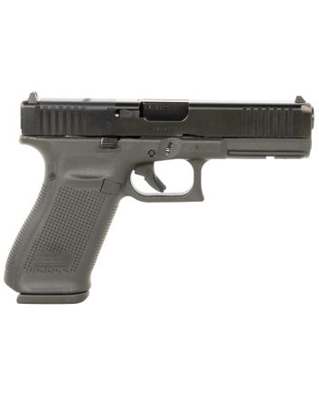 Glock UA205S201MOS G20 Gen5 MOS Standard 10mm Auto 10+1 4.61" Black GMB Barrel, Black nDLC Serrated Slide, Black Polymer Frame w/Picatinny Rail, Black Textured Grip, Ambidextrous, USA Made
