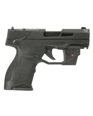 Taurus 1-TX22131VL TX22CCompact Frame 22 LR 13+1 SAO 3.60" Matte Black Steel Threaded Barrel, Black Anodized Optic Ready/Serrated Slide, Black Polymer Frame w/Picatinny Rail, Viridian Laser