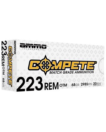 Ammo Inc 223068BTHPA20 Compete223Rem 68gr Open Tip Match 20 Per Box/10 Case