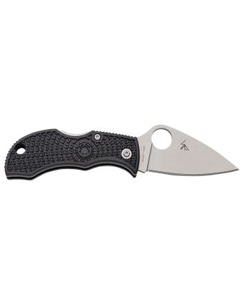 Spyderco MBKLFP Manbug1.90" Stonewashed VG-10 SS Blade/ Black Textured FRN Handle