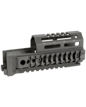 Midwest Industries MIAKALPHAQR6AK Alpha Black 6061 Aluminum AK-47/AK-74 6.00" Long
