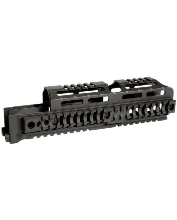 Midwest Industries MIAKALPHAQR10AK Alpha Black 6061 Aluminum AK-47/AK-74 10.0" Long