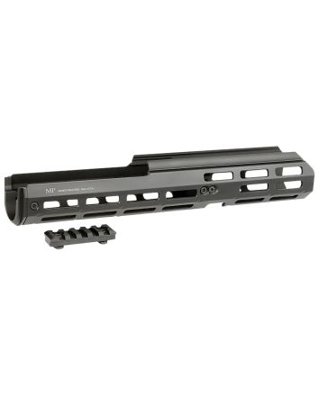 Midwest Industries MIBENM4HG M4 Benelli Black Hardcoat Anodized 6061 Aluminum 12.00" Long
