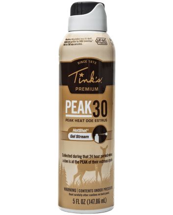 Tinks W6264 Peak30 Hot Shot Deer Doe In Estrus Scent Gel 5 oz Gel Stream