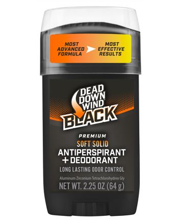 Dead Down Wind 1234 Antiperspirant &amp; Deodorant Black Premium Odor Eliminator 2.25 oz Stick