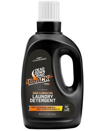 Dead Down Wind 117400 Laundry Detergent Black Premium Odor Eliminator Unscented Scent 40 oz Jug