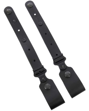 Galco MC2TDB Horizontal Shoulder System Tie Down Set 2.0 Black Full Grain Leather Ambidextrous