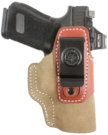 DeSantis Gunhide 215NJE1Z0 TransitIWB Natural Kydex/Leather Belt Clip Glock 26/27/33 Ambidextrous