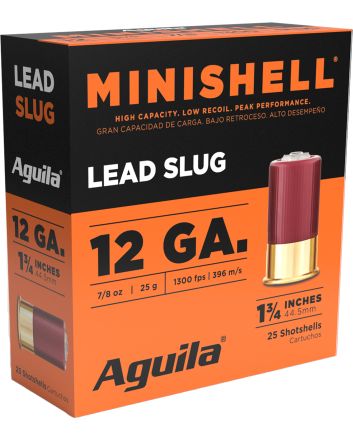 Aguila 1CHB1386 Minishell12Gauge 1.75" 5/8oz 25 Per Box/10 Case