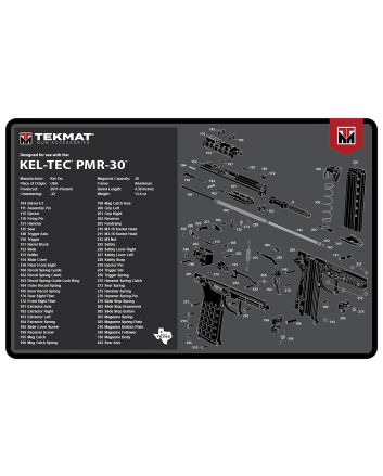 TekMat TEKR17KELPMR3 Kel-Tec PMR-30 Cleaning Mat Gray Rubber 11"x17" Kel-Tec PMR-30 Parts Diagram