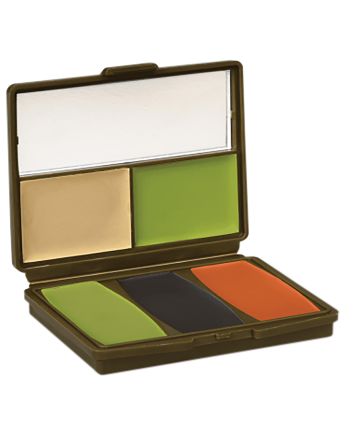 Hunters Specialties HS00278 Camo-Compac 5-Color Military Makeup Kit Green/Brown/Black/Sand