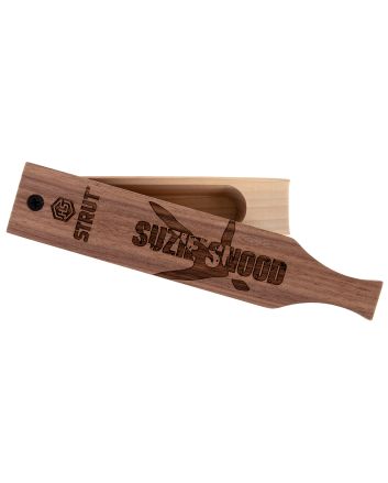 Hunters Specialties HSSTR100169 Suzie Snood Box Call Turkey Sounds Brown Hardwood