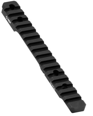 Mdt Sporting Goods Inc 102189BLK Picatinny Scope RailBlack Anodized Aluminum 11" Long Fits Howa 1500 Short Action, 20 MOA