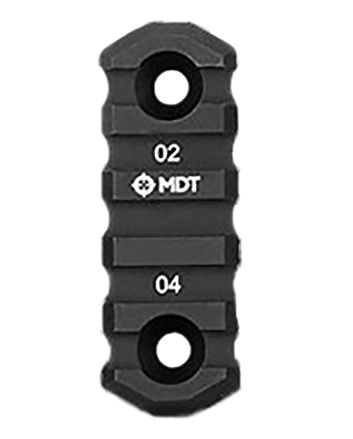 Mdt Sporting Goods Inc 103150-BLK M-Lok Picatinny RailBlack Anodized 2.50" Long