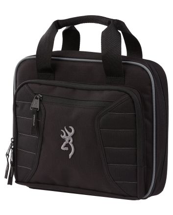 Browning 1431089901Double Black Polyester Holds 2 Handguns