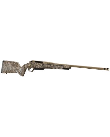 Christensen Arms 8011501200 EvokeFull Size 243 Win 4+1 20" Flat Dark Earth Cerakote #4 Contour Threaded Barrel, Mossy Oak Bottomland Fixed Hybrid Hunter w/Picatinny Rail Synthetic Stock