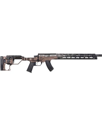 Christensen Arms 8011202500 MPR17 HMR 10+1 16" Black Match Grade Threaded Barrel, Black Nitride Picatinny Rail Receiver, Carbon Fiber M-LOK Handguard, Desert Brown Adj w/MagneLock Technology Stock