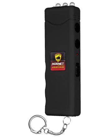 SKYLINE USA INC SGGDH6000BK Stun Gun Hornet Black Features LED Light Includes Keychain