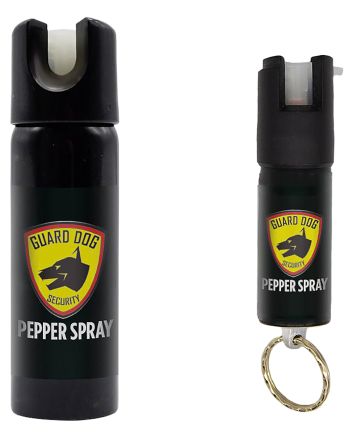 SKYLINE USA INC PSGDHA Pepper SprayRange 16 ft 2 Pack 0.5oz/3oz Features Invisible UV Dye Includes Keychain