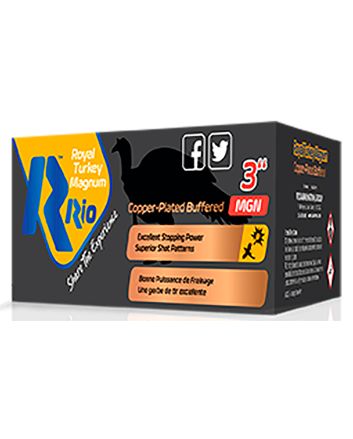 Rio Ammunition RTBCM506 Royal Turkey12Gauge 1 3/4oz 6Shot 10 Per Box/25 Case