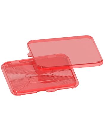 MTM Case-Gard PFS Primer Flipper Square Red Plastic