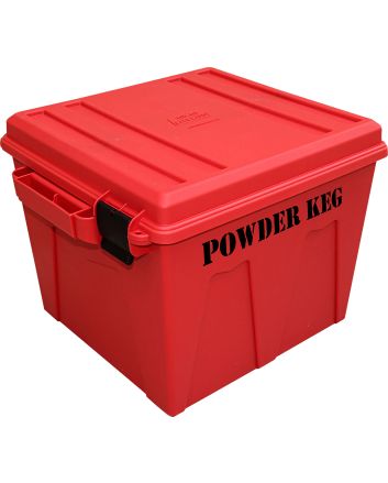 MTM Case-Gard PK12 Powder Keg Storage Container Red Polypropylene Plastic