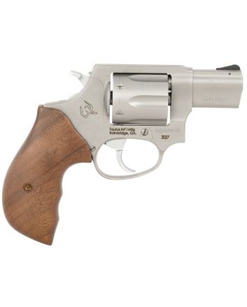 Taurus 232729TW 327Small Frame 327 Federal Mag 6rd 2" Matte Stainless Steel Barrel, Cylinder &amp; Frame, Walnut Grip, Hammer Safety