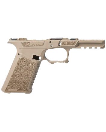 Sct Manufacturing 0225010100IA Full SizeCompatible w/ Gen3 17/22/31 Flat Dark Earth Polymer Frame Aggressive Texture Grip Includes Locking Block