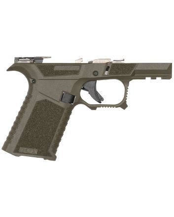 Sct Manufacturing 0226020000IB Sub CompactCompatible w/ Glock 43X/48 OD Green Polymer Frame Aggressive Texture Grip