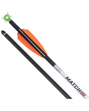 Tenpoint HEA7693 Match 400 Alpha Blaze Carbon 20".004 Straightness 3 Pack green