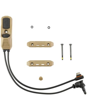 Unity Tactical LLC AXNUCI7F AXONFlat Dark Earth USB-C Crane Laser