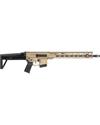 CMMG 28A490FCT Dissent MK4 22 ARC 10+1 16.10" Coyote Tan Cerakote Picatinny Rail Aluminum Receiver, M-LOK Handguard, Black CMMG Dissent Side Folding Stock, Zeroed Drop-In Single Stage Trigger