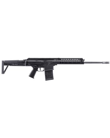 B&amp;T Firearms BT361663RIFLE APC PRO DMR 308 Win 25+1 18.90" Fluted Barrel, Black, Adjustable Folding Stock, Polymer Grip, Flash Hider