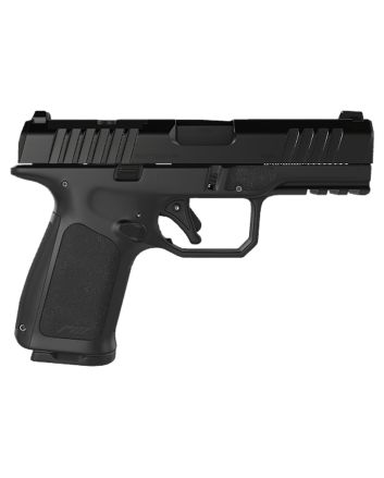 Rost Martin RM1CBLKOSP15 RM1C9mm Luger 15+1 4" Black Match Grade Barrel, Black Tenifer Optic Ready/Serrated Steel Slide, Black Polymer Frame w/Picatinny Rail, Textured Grip, Ambidextrous