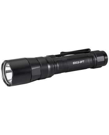 SureFire EDC2DFTBKEveryday Carry Series Black Anodized 25/600/700 LumensWhite LED