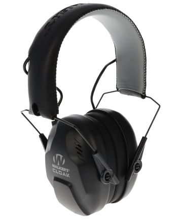 Walker's GWP-CLKDM Cloak Dual Mic Electronic Muff Over the Head 23-25 dB Black