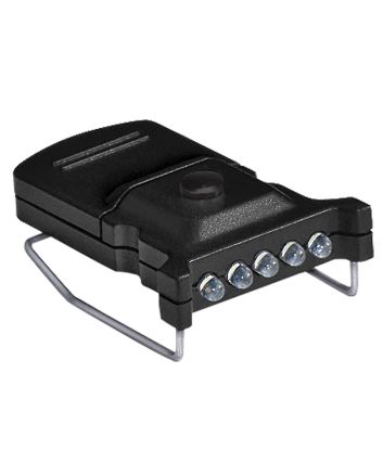 Cyclops CYC-MHC2PK-W Micro Hat Clip Light Black 10 Lumens White LED