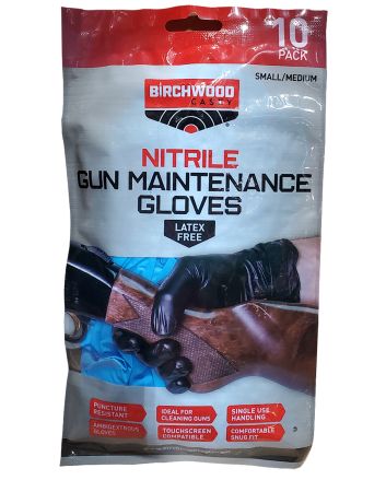 Birchwood Casey NGLVS-L NitrileBlack LG/XL 10 Pack
