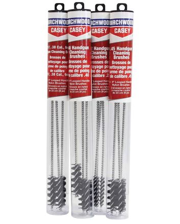 Birchwood Casey 41209 Cleaning Brushes Handgun Looped 22 Cal 9" Nylon 3 Pack
