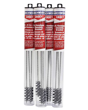 Birchwood Casey 41212 Cleaning Brushes Handgun Looped 45 Cal 9" Nylon 3 Pack
