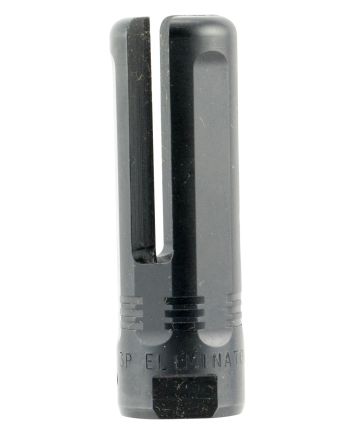 SureFire 3PELIMINATOR5561228 3P Eliminator Flash Hider Black Nitride Stainless Steel with 1/2"-28 tpi Threads &amp; 2.60" OAL for 5.56x45mm NATO M16, M4