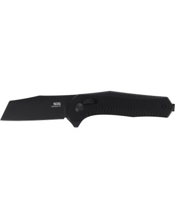 S.O.G SOG12020143 Diverge XR Folder 3" Folding EDC Plain Black PVD D2 Steel Blade, Black Scaled Aluminum Handle