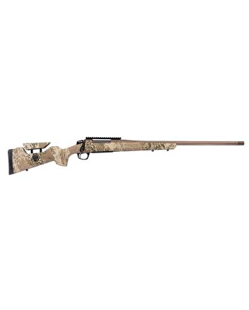 CVA CR3959 Cascade Long Range Hunter Full Size 6.5 PRC 24" Smoked Bronze Cerakote Steel Threaded Barrel, Realtree Hillside Synthetic Stock