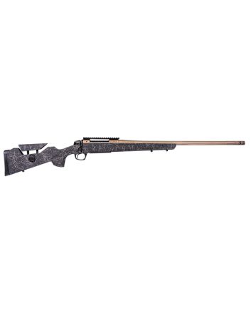CVA CR3951F Cascade Long Range Hunter Full Size 6.5 Creedmoor 22" Smoked Bronze Cerakote Steel Threaded Barrel, Black w/Smoked Bronze Web Synthetic Stock
