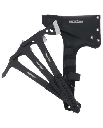 Cold Steel CSTH175AX3PK Throwing Axes1.75" Black Oxide 420 Stainless Steel Blade Paracord Wrap Handle Set of 3