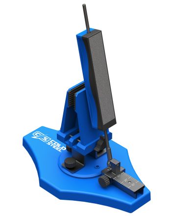 Cold Steel CSKSBKS Benchtop Knife Sharpener Blue Fixed Diamond Sharpener Includes Carry Case