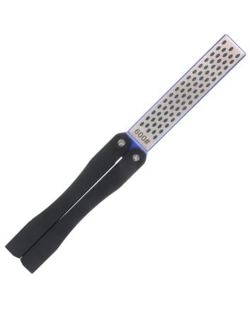 Cold Steel CSKSDSDW Double Sided Knife Sharpener Black Folding Diamond Sharpener Coarse/Fine