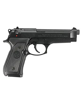 Beretta USA JS92F300 92FS *CA Compliant Full Size Frame 9mm Luger 10+1 4.90" Black Bruniton Barrel, Serrated Steel Slide, Black Bruniton Aluminum Frame w/Beavertail, Ambidextrous, USA Made