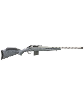 Ruger 46911 American Rifle Gen II Full Size 6.5 Grendel 10+1 20" Cobalt Cerakote Threaded Barrel, Picatinny Rail Steel Receiver, Gray Splatter Adjustable Synthetic Stock